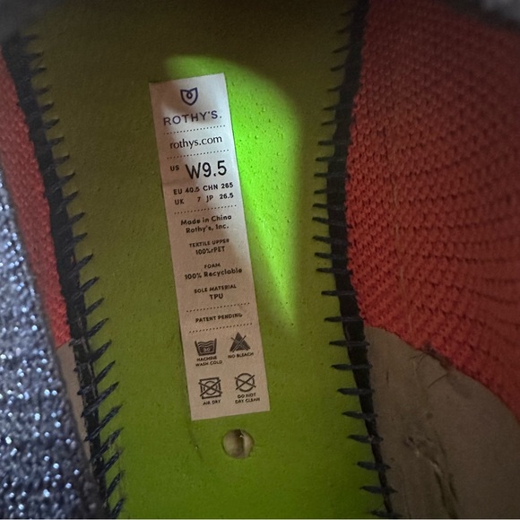 Rothy’s Limited Edition Metallic Slip On Sneakers Women’s 9.5 - Picture 12 of 12